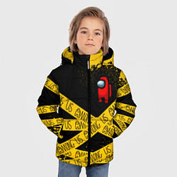 Куртка зимняя для мальчика AMONG US Амонг Ас, цвет: 3D-черный — фото 2