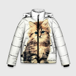 Зимняя куртка для мальчика Котёнок