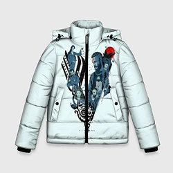 Куртка зимняя для мальчика Викинги, цвет: 3D-черный