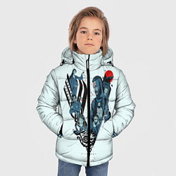 Куртка зимняя для мальчика Викинги, цвет: 3D-черный — фото 2