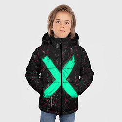 Куртка зимняя для мальчика Silence, цвет: 3D-черный — фото 2