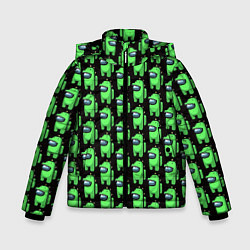Куртка зимняя для мальчика Among Us Crocodile, цвет: 3D-черный