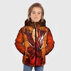 Куртка зимняя для мальчика Ванпанчмен, цвет: 3D-красный — фото 2