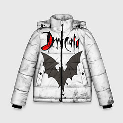 Куртка зимняя для мальчика Дракула, цвет: 3D-черный