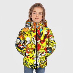 Куртка зимняя для мальчика ПОКЕМОНЫ, цвет: 3D-красный — фото 2