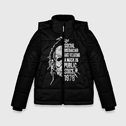 Куртка зимняя для мальчика Michael Myers, цвет: 3D-черный