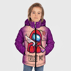 Куртка зимняя для мальчика AMONG US - Дитя, цвет: 3D-черный — фото 2