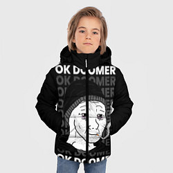 Куртка зимняя для мальчика OK DOOMER, цвет: 3D-черный — фото 2