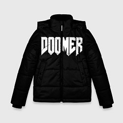 Куртка зимняя для мальчика Doomer, цвет: 3D-черный