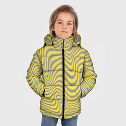 Куртка зимняя для мальчика Волны Года, цвет: 3D-черный — фото 2