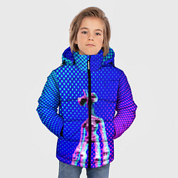 Куртка зимняя для мальчика Siren Head - Helloween, цвет: 3D-черный — фото 2