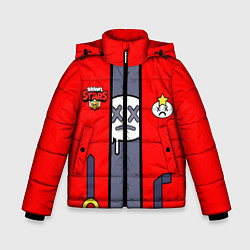 Куртка зимняя для мальчика Brawl Stars Edgar косплей, цвет: 3D-черный