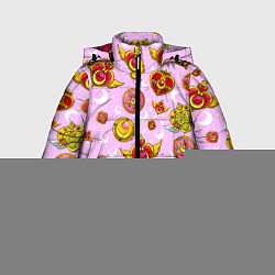 Куртка зимняя для мальчика Сейлор Мун, цвет: 3D-светло-серый