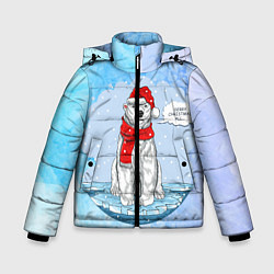 Куртка зимняя для мальчика Беляш, цвет: 3D-черный