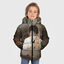 Куртка зимняя для мальчика Attack on Titan, цвет: 3D-черный — фото 2