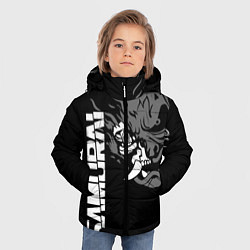 Куртка зимняя для мальчика SAMURAI 2077, цвет: 3D-черный — фото 2