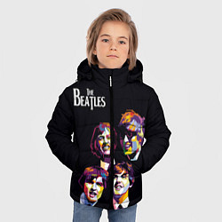 Куртка зимняя для мальчика The Beatles, цвет: 3D-черный — фото 2