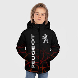 Куртка зимняя для мальчика PEUGEOT, цвет: 3D-черный — фото 2