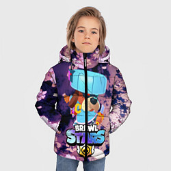 Куртка зимняя для мальчика Brawl Stars - Ronin Ruffs, цвет: 3D-черный — фото 2
