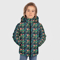 Куртка зимняя для мальчика Прекрасный Ара, цвет: 3D-черный — фото 2