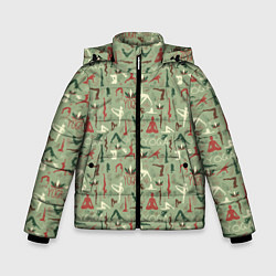 Куртка зимняя для мальчика Йога, цвет: 3D-светло-серый