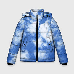 Куртка зимняя для мальчика ОБЛАКА, цвет: 3D-черный