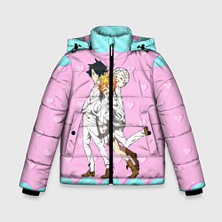 Куртка зимняя для мальчика Обещанный Неверленд, цвет: 3D-черный