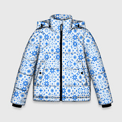 Зимняя куртка для мальчика Орнамент снежинки