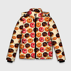 Зимняя куртка для мальчика Пончики