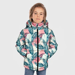 Куртка зимняя для мальчика Ретро арт, цвет: 3D-черный — фото 2