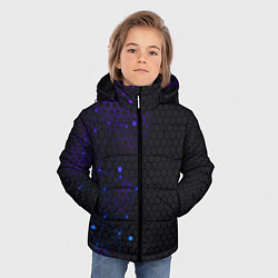 Куртка зимняя для мальчика СОТЫ НЕОН - ГЕОМЕТРИЯ, цвет: 3D-черный — фото 2