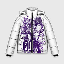 Зимняя куртка для мальчика Евангелион, EVA 01