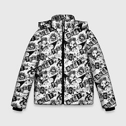Куртка зимняя для мальчика PUNK ROCK, цвет: 3D-черный