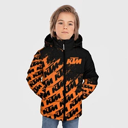 Куртка зимняя для мальчика KTM КТМ, цвет: 3D-красный — фото 2