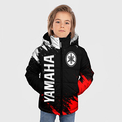 Куртка зимняя для мальчика YAMAHA ЯМАХА, цвет: 3D-светло-серый — фото 2