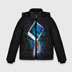 Куртка зимняя для мальчика Life Is Strange, цвет: 3D-черный