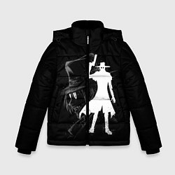 Куртка зимняя для мальчика Hellsing, цвет: 3D-светло-серый
