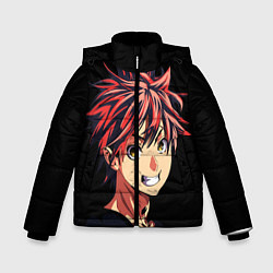 Куртка зимняя для мальчика Shokugeki no Soma, цвет: 3D-черный