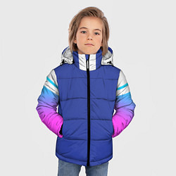Куртка зимняя для мальчика NEON GRADIENT FITNESS UNIFORM, цвет: 3D-черный — фото 2