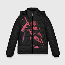 Куртка зимняя для мальчика Начало пути Блич, цвет: 3D-черный