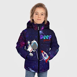Куртка зимняя для мальчика Deep Space Cartoon, цвет: 3D-черный — фото 2