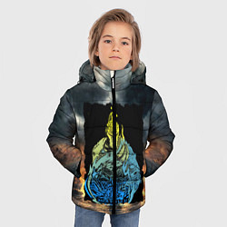 Куртка зимняя для мальчика DARKSOULS ТЁМНЫЕ ДУШИ 2, цвет: 3D-черный — фото 2