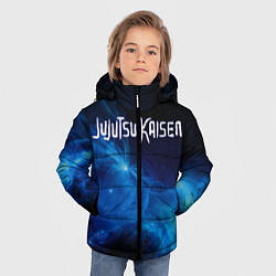 Куртка зимняя для мальчика Магическая Битва, цвет: 3D-черный — фото 2