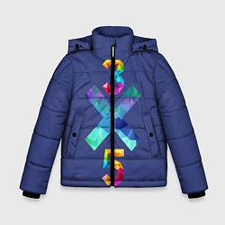 Куртка зимняя для мальчика 3X5, цвет: 3D-черный