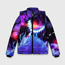 Куртка зимняя для мальчика Solo leveling, цвет: 3D-черный