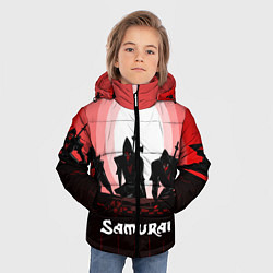 Куртка зимняя для мальчика CYBERPUNK SAMURAI 2077, цвет: 3D-черный — фото 2