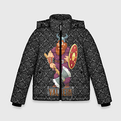 Куртка зимняя для мальчика Valheim Викинг, цвет: 3D-черный