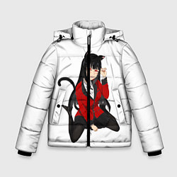 Куртка зимняя для мальчика Jabami Yumeko, цвет: 3D-черный