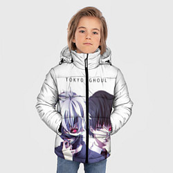 Куртка зимняя для мальчика Токийский гуль, цвет: 3D-красный — фото 2