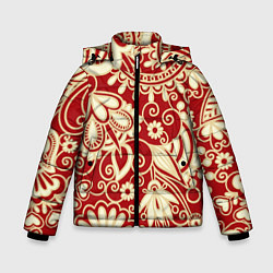 Куртка зимняя для мальчика RUSSIAN TRIP, цвет: 3D-черный
